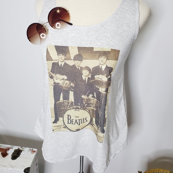 Gray The Beatles Tank Top - Size S (NWOT) - Picture 6 of 7